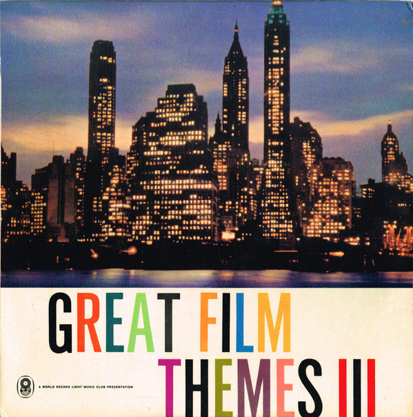 Bobby Richards And His Orchestra : Great Film Themes III (LP, Album, Mono, Club)