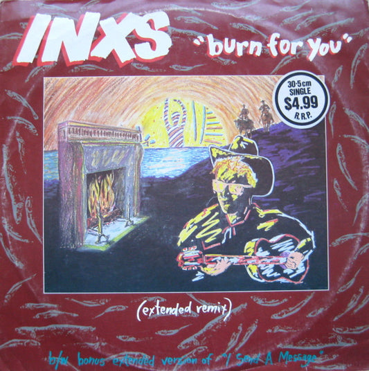 INXS : Burn For You (Extended Remix) (12", Single)