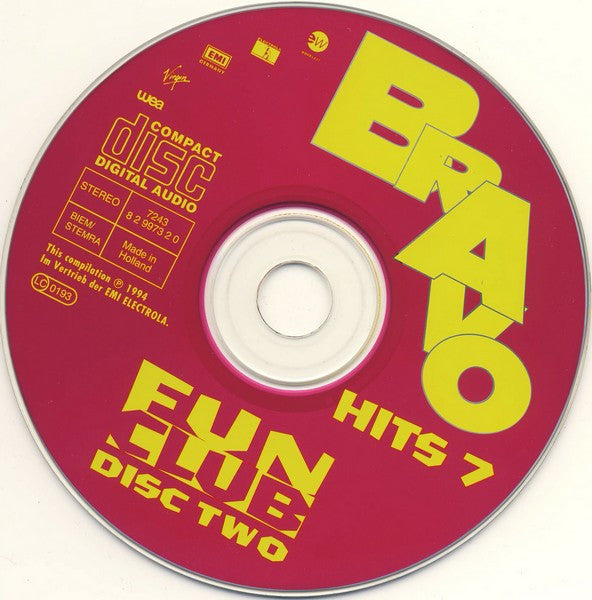 Various : Bravo Hits 7 (2xCD, Comp)