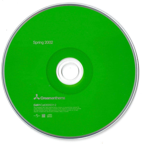 Various : Cream Anthems Spring 2002 (2xCD, Comp, Mixed)