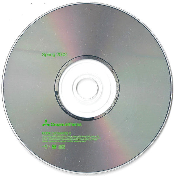 Various : Cream Anthems Spring 2002 (2xCD, Comp, Mixed)