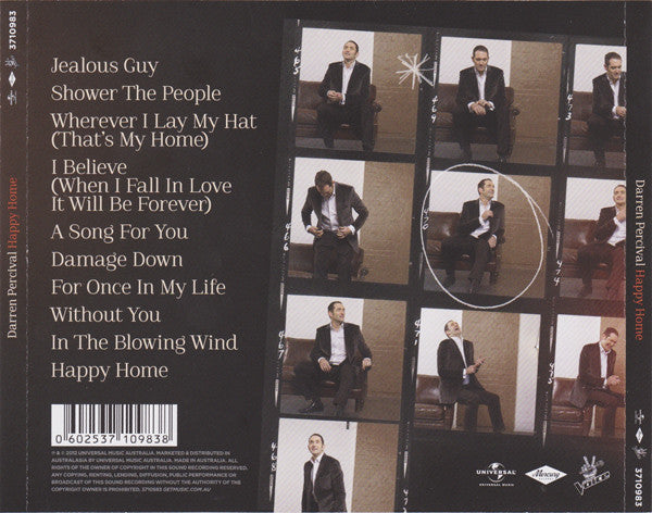 Darren Percival : Happy Home (CD)
