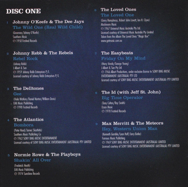 Various : 50 Years Of Australian Rock & Roll (3xCD, Comp)