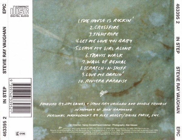Stevie Ray Vaughan And Double Trouble* : In Step (CD, Album)