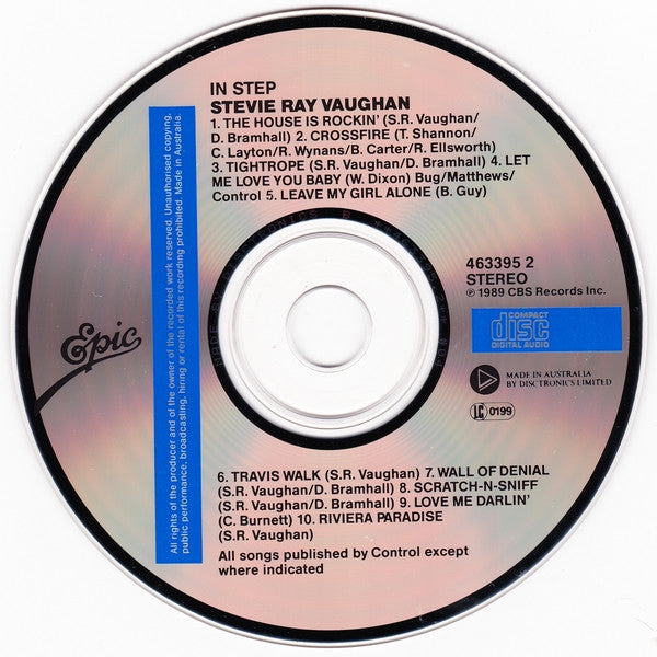 Stevie Ray Vaughan And Double Trouble* : In Step (CD, Album)