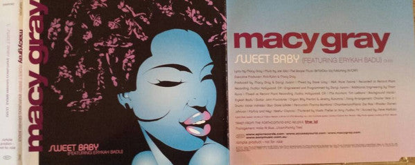 Macy Gray Featuring Erykah Badu : Sweet Baby (CD, Single, Promo)