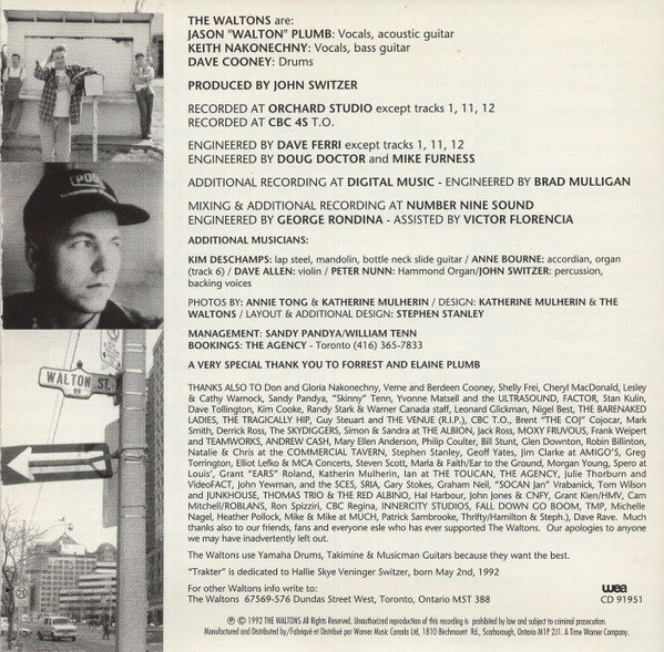 The Waltons* : Lik My Trakter (CD, Album, RE)