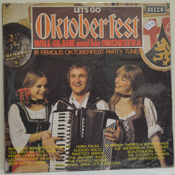 Will Glahé, Will Glahé Und Sein Orchester : Let's Go Oktoberfest (LP, Comp)