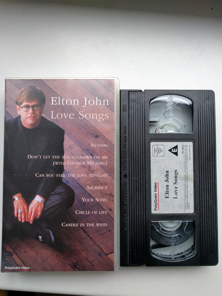 Elton John : Love Songs (VHS, Comp)