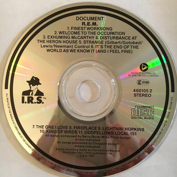 R.E.M. : Document (CD, Album)