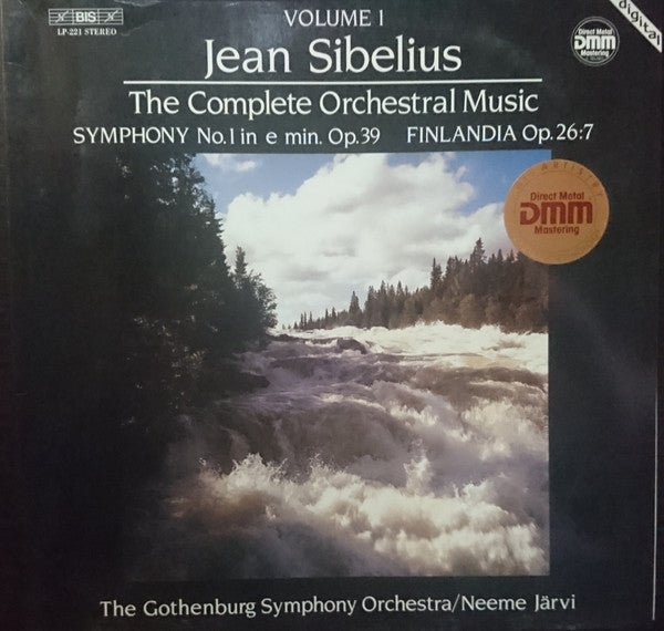 Jean Sibelius, Gothenburg Symphony Orchestra* / Neeme Järvi : Symphony Nr. 1 E Minor Op. 39 / Finlandia Op. 26:7 (LP, Album)