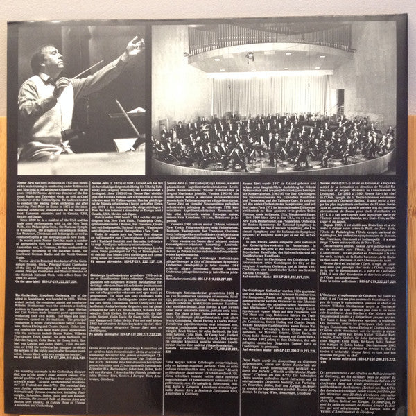 Jean Sibelius, Gothenburg Symphony Orchestra* / Neeme Järvi : Symphony Nr. 1 E Minor Op. 39 / Finlandia Op. 26:7 (LP, Album)