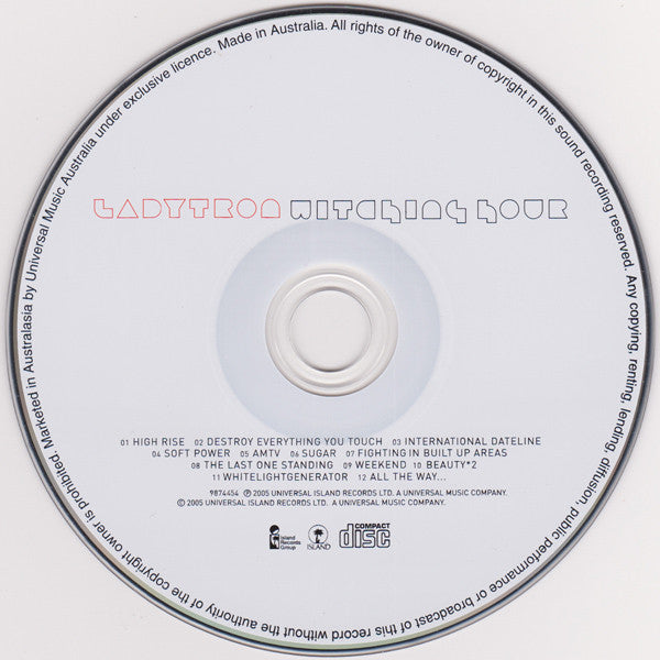 Ladytron : Witching Hour (CD, Album)