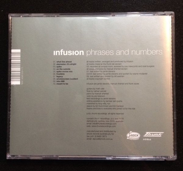 Infusion : Phrases And Numbers (CD, Album)