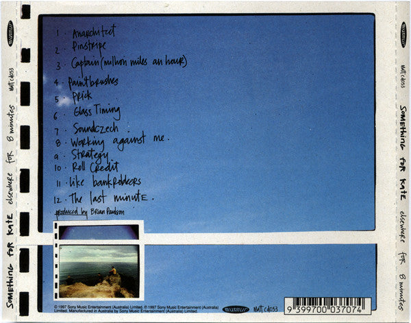 Something For Kate : Elsewhere For 8 Minutes (CD, Album)