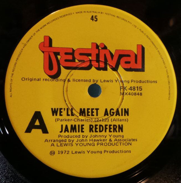 Jamie Redfern : Rainbow On The River / We'll Meet Again (7", Single)