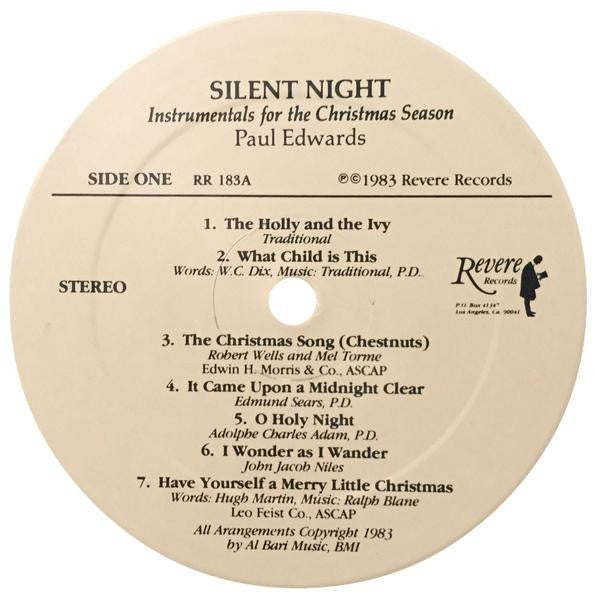 Paul Edwards : Silent Night (Instrumentals For The Christmas Season) (LP, Album)