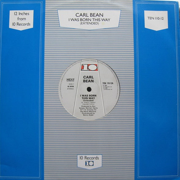 Carl Bean : I Was Born This Way (12")
