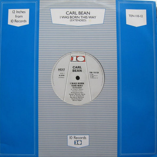 Carl Bean : I Was Born This Way (12")