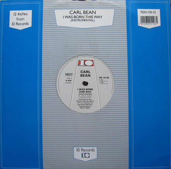 Carl Bean : I Was Born This Way (12")