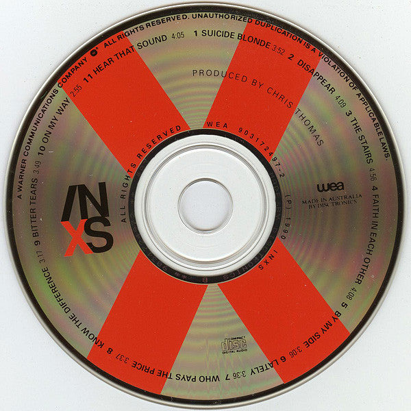 INXS : X (CD, Album)