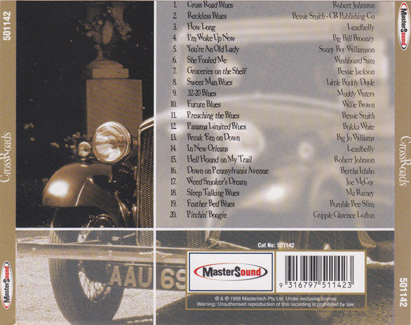 Various : CrossRoads (20 Classic Blues Tracks) (CD, Comp)