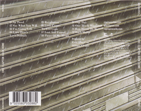 Eric Clapton : Back Home (CD, Album)