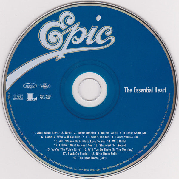 Heart : The Essential Heart (2xCD, Comp, RE)