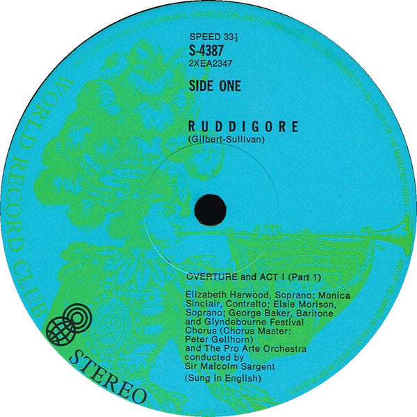 Gilbert & Sullivan : Ruddigore (2xLP, Album, Club, RE)