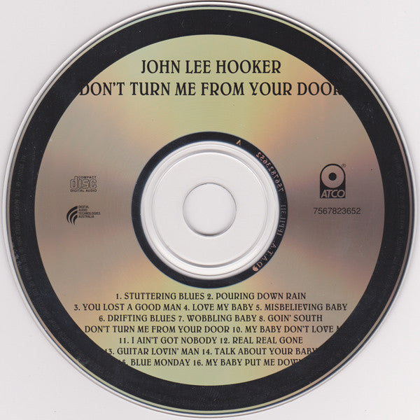 John Lee Hooker : Don't Turn Me From Your Door: John Lee Hooker Sings His Blues (CD, Album, RE, RM)