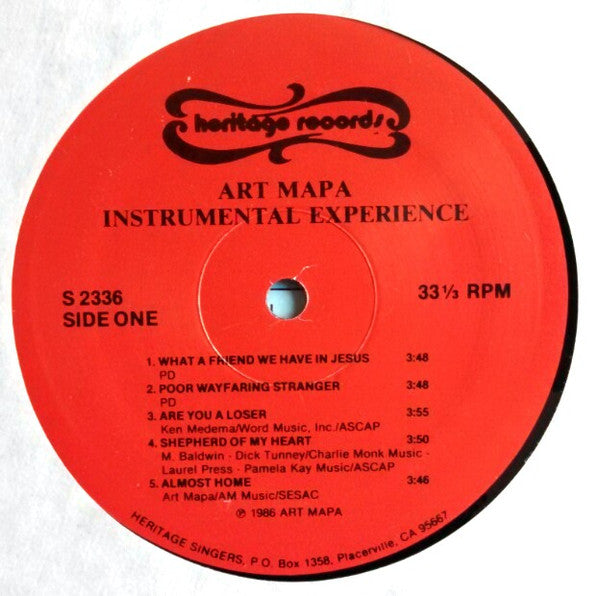 Art Mapa : Instrumental Experience (LP)