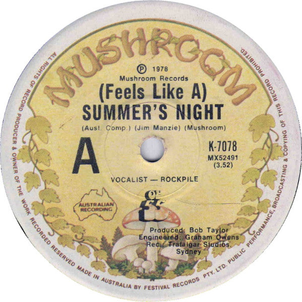 Ol' 55 : (Feels Like A) Summer's Night (7", Single)