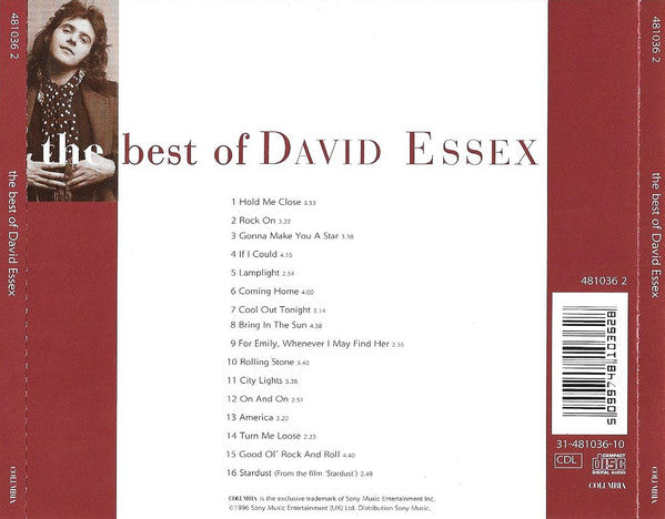 David Essex : The Best Of David Essex (CD, Comp)
