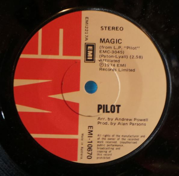 Pilot : Magic (7", Single)