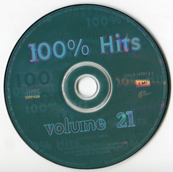 Various : 100% Hits Volume 21 (CD, Comp)