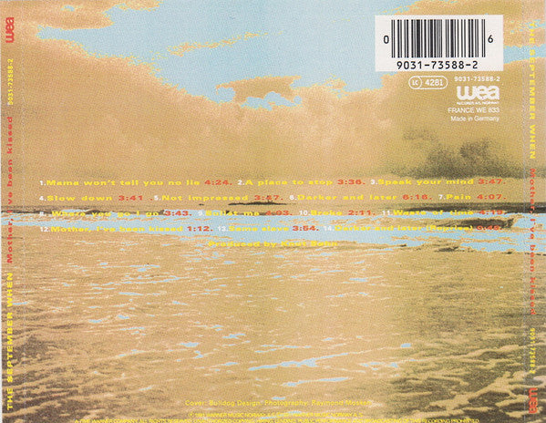 The September When : Mother I've Been Kissed (CD, Album)