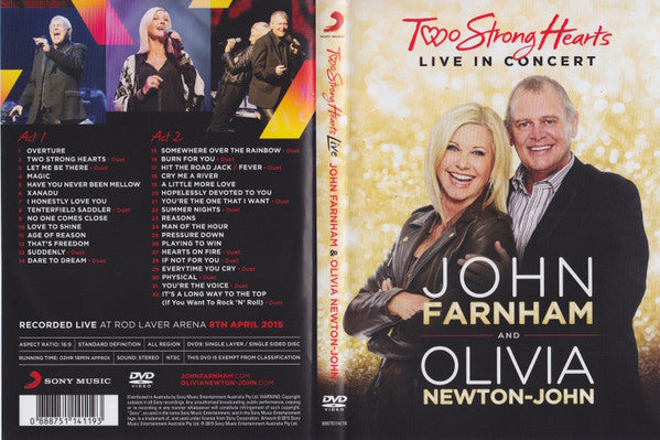 John Farnham And Olivia Newton-John : Two Strong Hearts Live In Concert (DVD-V, NTSC)