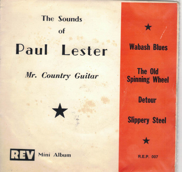 Paul Lester (2) : The Sounds Of Paul Lester (7", EP, Mono)