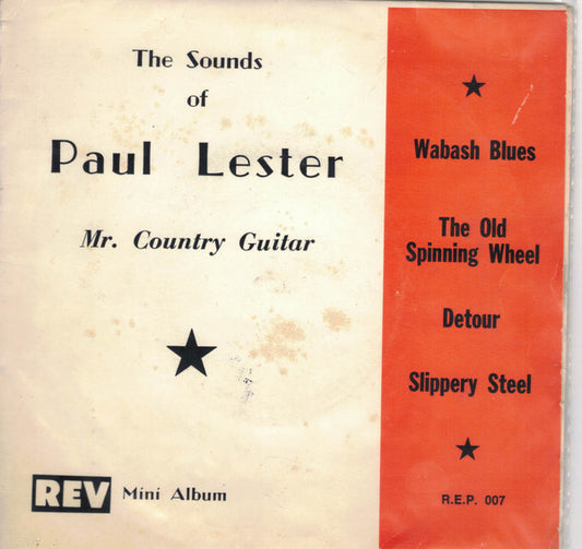 Paul Lester (2) : The Sounds Of Paul Lester (7", EP, Mono)