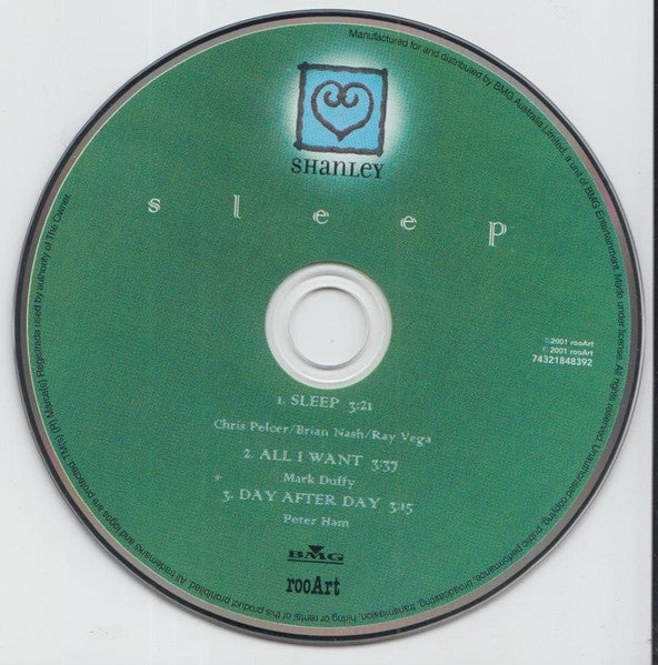 Shanley* : Sleep (CD, Single)