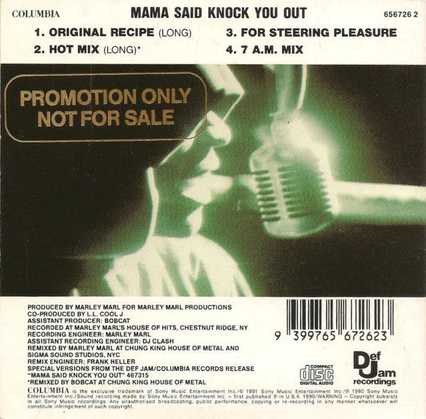 LL Cool J : Mama Said Knock You Out (CD, Single)