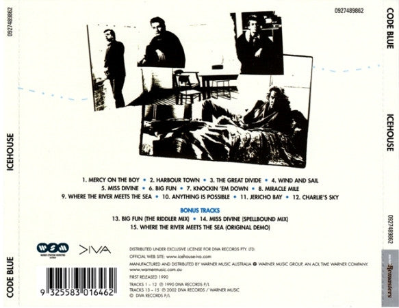 Icehouse : Code Blue (CD, Album, RE, RM)
