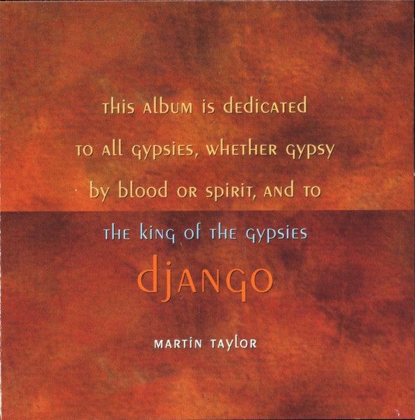 Martin Taylor's Spirit Of Django : Years Apart (CD, Album)