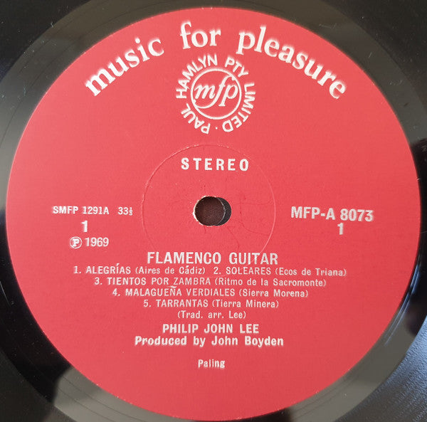 Philip John Lee : Flamenco Guitar (LP)