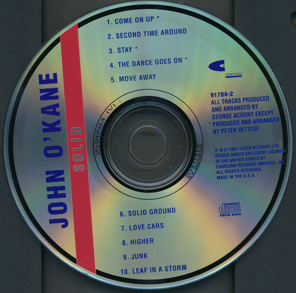 John O'Kane : Solid (CD, Album)