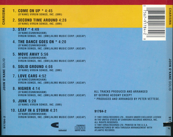 John O'Kane : Solid (CD, Album)