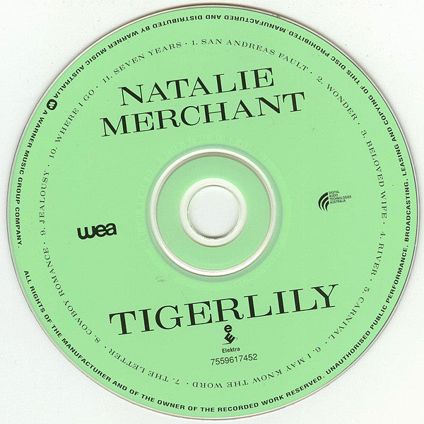 Natalie Merchant : Tigerlily (CD, Album)