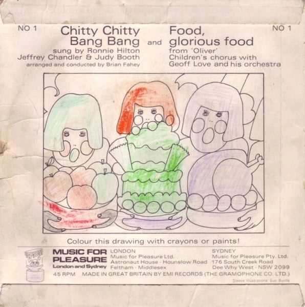 Various : Chitty Chitty Bang Bang And Food Glorious Food (7")