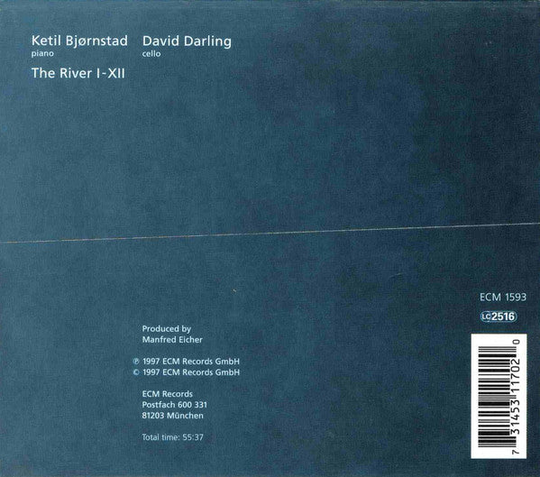 Ketil Bjørnstad / David Darling : The River (CD, Album, RE)