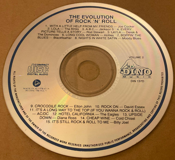 Various : The Evolution Of Rock 'N' Roll (33 Giant Hits) (2xCD, Comp)